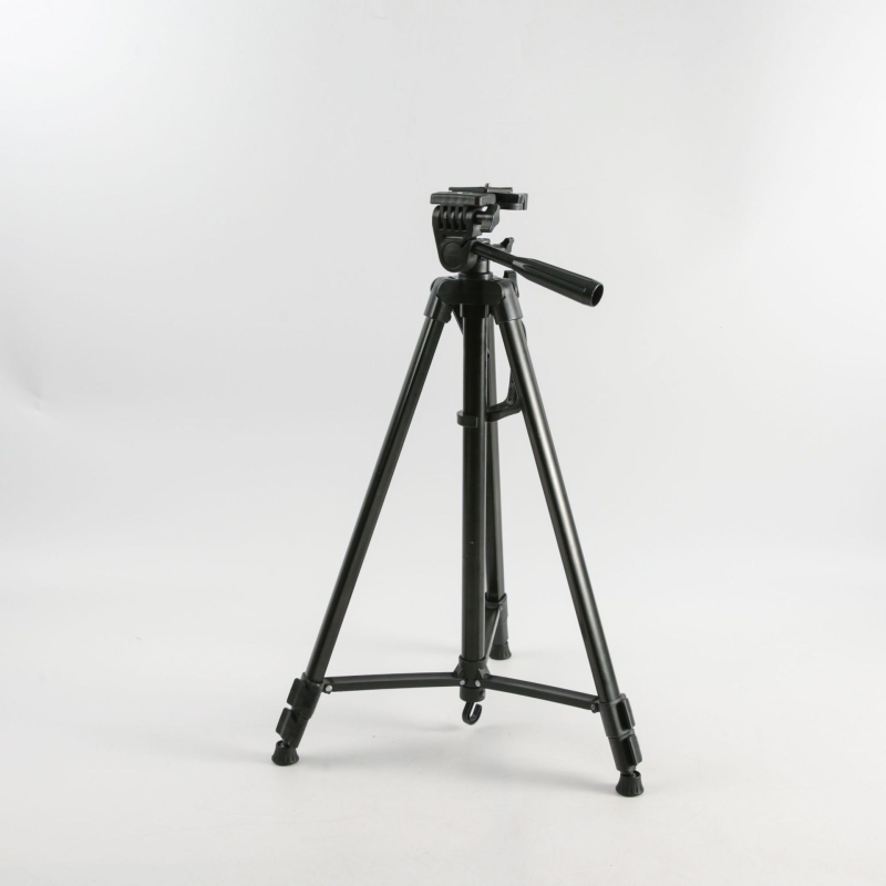 Stativ za DSLR i prijenos uživo, aluminijska legura, 3 sekcije, ploča za brzo otpuštanje, 3D PTZ, nosivost < 2 kg