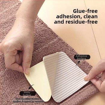 Netiest materiāla pretslīdējošas pašlīmējošās etiķetes paklājiem, grīdas matiem, jogas paklājiem un peles paliktņiem