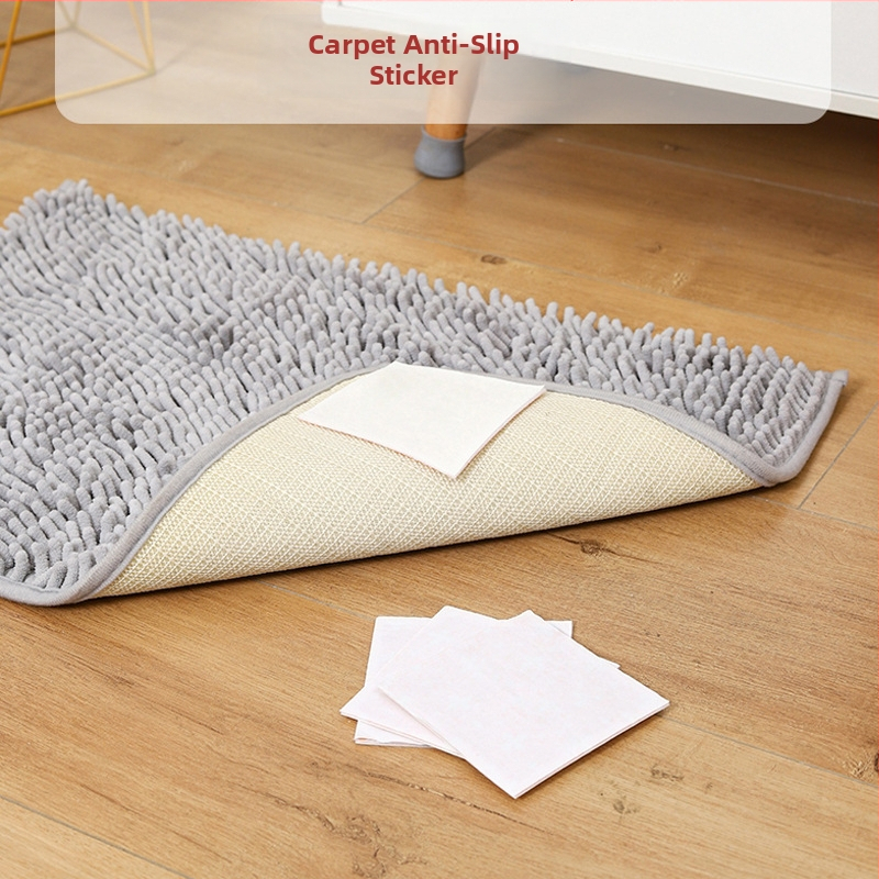 Netiest materiāla pretslīdējošas pašlīmējošās etiķetes paklājiem, grīdas matiem, jogas paklājiem un peles paliktņiem