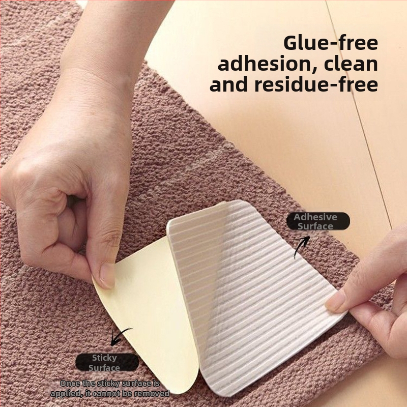 Netiest materiāla pretslīdējošas pašlīmējošās etiķetes paklājiem, grīdas matiem, jogas paklājiem un peles paliktņiem