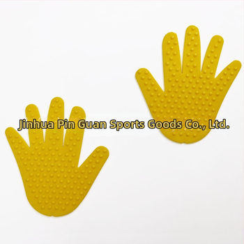 Bērnu sensoriskās masāžas palīgierīce ar roku un kāju nospiedumu taktilajām matēm, pielāgojams ciets līmes materiāls basketbola un futbola treniņiem