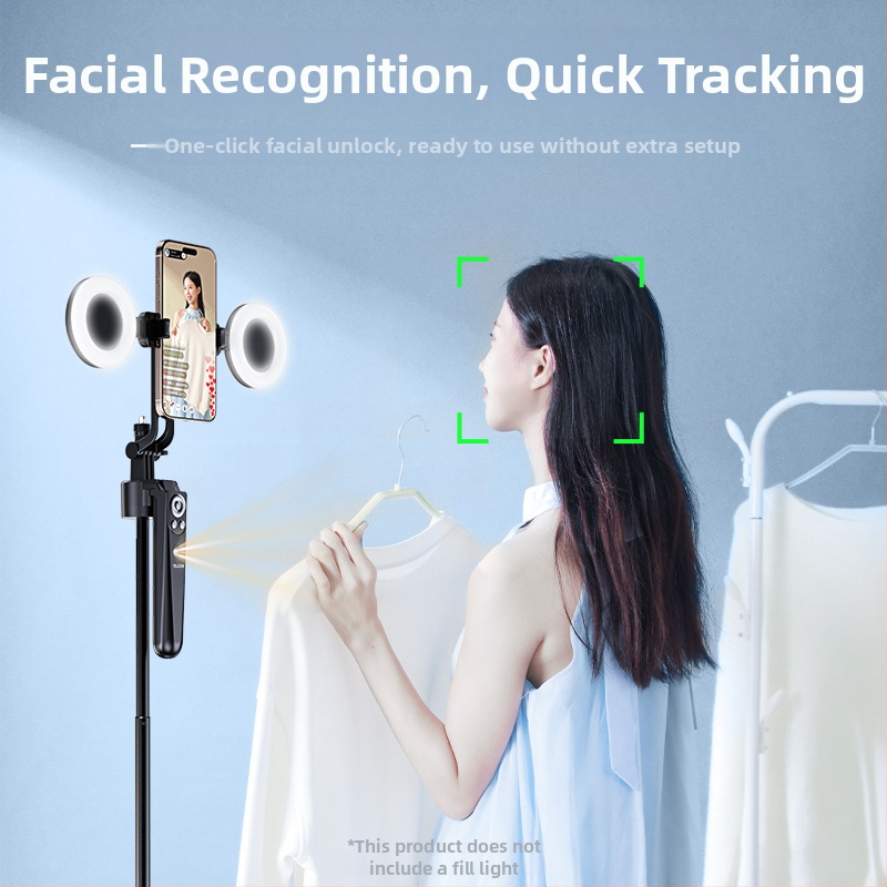 TELESIN Podlahový stojan, plastová konštrukcia, podpora prispôsobenia, všeobecný štýl