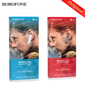 Borofone BC36 bežične Bluetooth slušalice, jednostrani, za poslovni automobil, IPX4 vodootporno, Bluetooth 5.0, domet 10 m, trajanje baterije 4–8 h