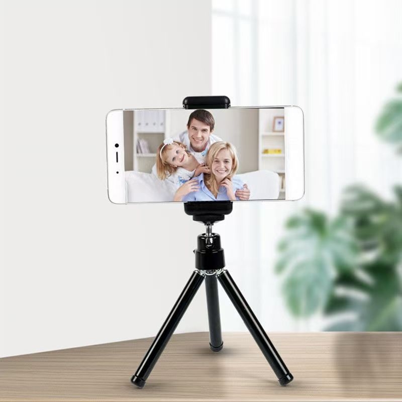 Stolni dvodijelni aluminijski stativ s kugličnom glavom, za telefone, kamere i mini projektore, prijenosni