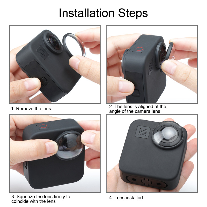 PULUZ PU446 Acrylová ochranná rám na objektív pre GoPro Max