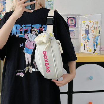 Ženska torba u japanskom stilu s natpisom slovima, crossbody torba za telefon i torba za pojas