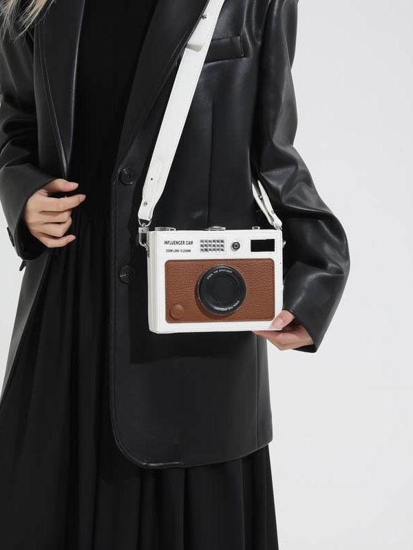 Muška crossbody torba, PU materijal, jednobojni dezen, podstava od poliester, svakodnevna upotreba, zima 2025