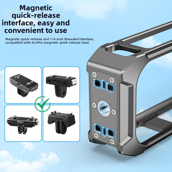 Insta360 X5 cadru din aliaj de aluminiu - husă de protecție, 1 bucată, imprimare logo disponibilă