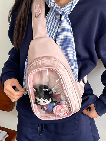 Cuki friss női mellkas táska japán stílusú mini keresztpántos hátizsák