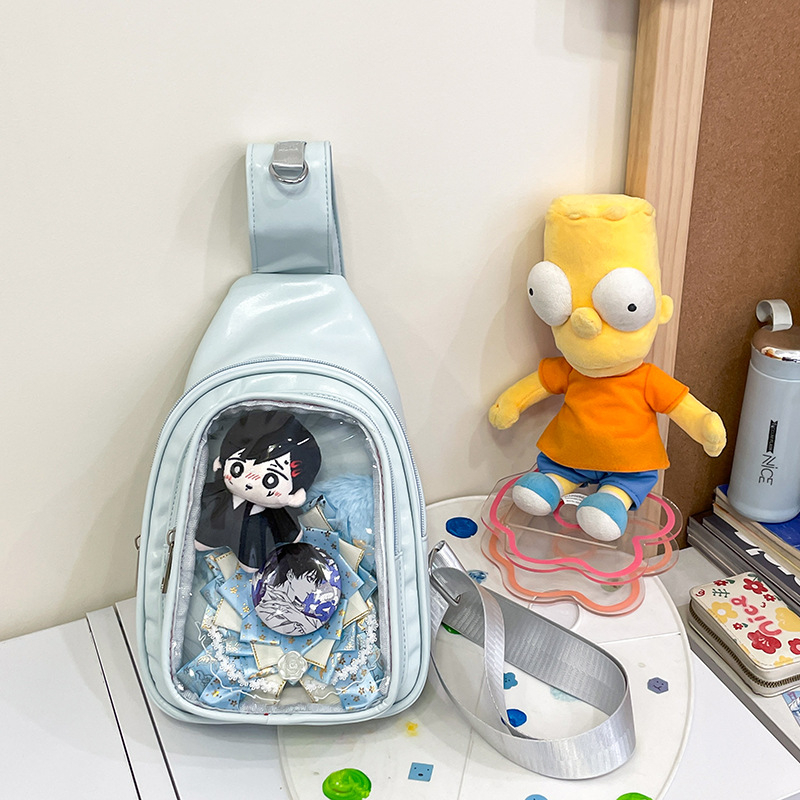 Cuki friss női mellkas táska japán stílusú mini keresztpántos hátizsák