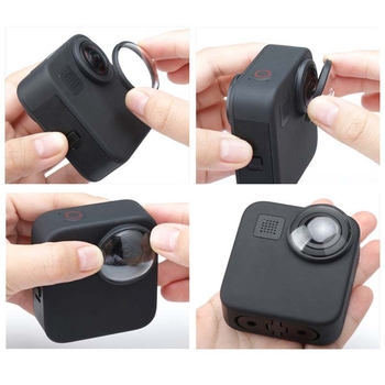 Ochranný kryt objektívu pre GoPro Max – Kód produktu: Hsp7215; Kompatibilné modely: GoPro Max; Materiál: akryl; Balenie: 2 ks