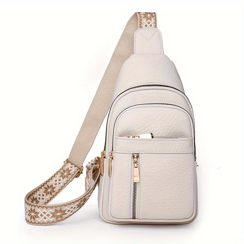 PU crossbody táska – vintage retro dizájn, uniszex stílus, tavasz 2025 kiadás, mindennapi használatra.