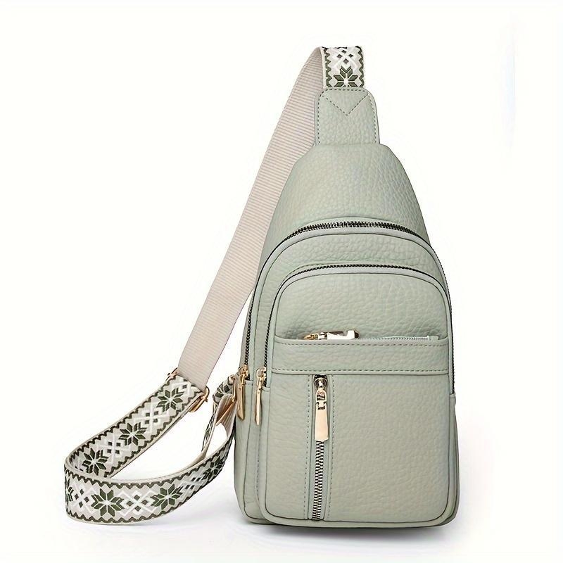 PU crossbody táska – vintage retro dizájn, uniszex stílus, tavasz 2025 kiadás, mindennapi használatra.