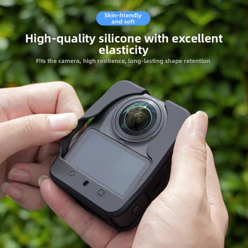 Silikónový ochranný kryt pre telo DJI Osmo 360 – kompatibilný s panoramatickou kamerou Osmo 360, materiál: silikon, tlač loga: podpora, servis po predaji: tri záruky