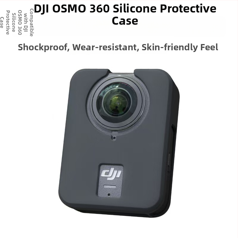 Silikónový ochranný kryt pre telo DJI Osmo 360 – kompatibilný s panoramatickou kamerou Osmo 360, materiál: silikon, tlač loga: podpora, servis po predaji: tri záruky
