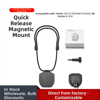 Magnetický držiak na hrudník pre akčnú kameru s rýchlym uvoľnením, model Zh3001, materiál PC+NdFeB magnet