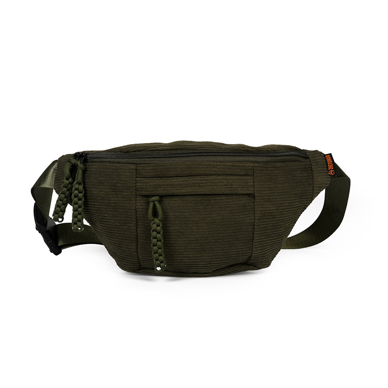 Torba za telefon na pojas, minimalistički japanski stil, unisex, lagana corduroy crossbody torba