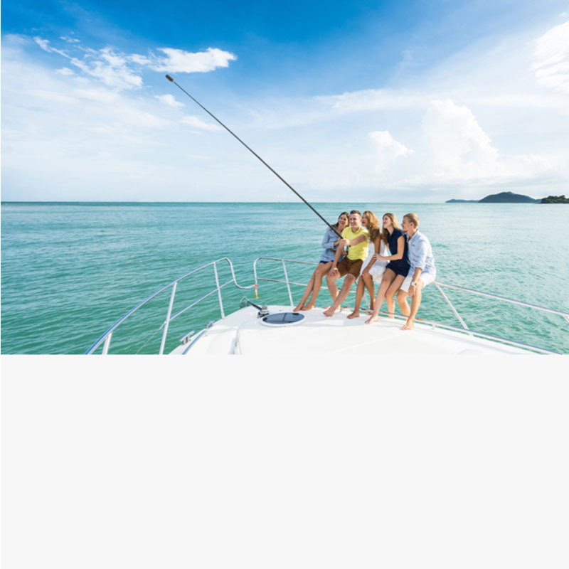 Stick de selfie din fibră de carbon pentru Insta360 X3/X4/X5 – tijă extensibilă