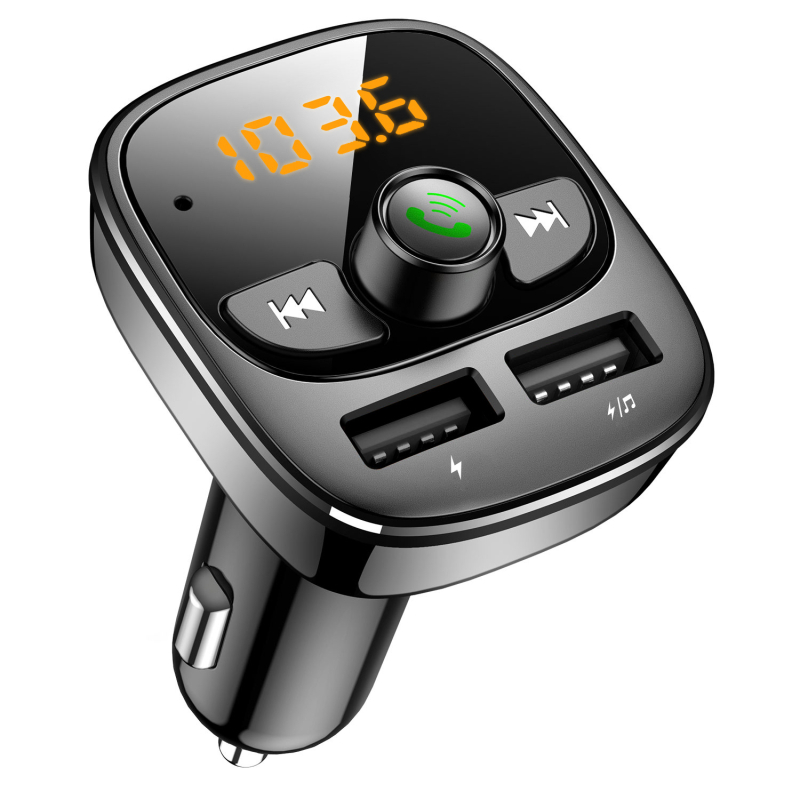 Automobilski Bluetooth FM transmiter s MP3 playerom, hands-free pozivi, USB brzo punjenje, FM podešavanje, napajanje 12-24V