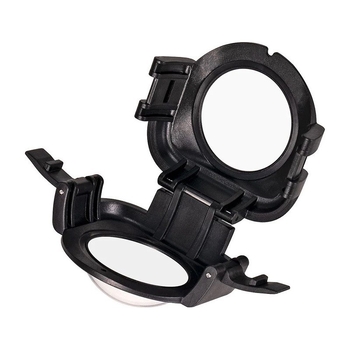 Snap-on PC ochranné zrkadlo pre Insta360 X4 akčnú kameru — proti pádu, proti škrabancom, s potlačeným logom