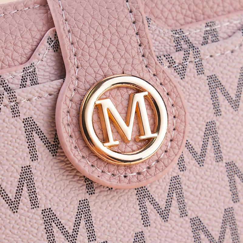 Ženski novčanik od PU kože s zatvaračem, otisak slova, poliesterska podstava, brend Bcallcrry, proljeće 2025