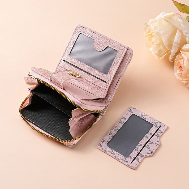 Ženski novčanik od PU kože s zatvaračem, otisak slova, poliesterska podstava, brend Bcallcrry, proljeće 2025