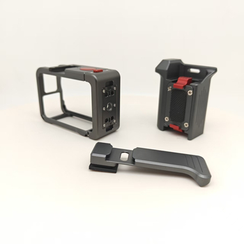 Cage pentru cameră pentru DJI Action 6 cu eliberare rapidă, set din aliaj de aluminiu ultra-ușor pentru fotografie stradală