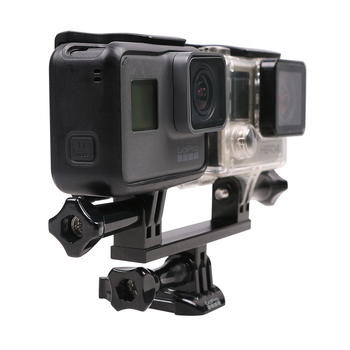 Aluminijski dvostruko glavati adapter za GoPro 11/10/9 i DJI akcijske kamere