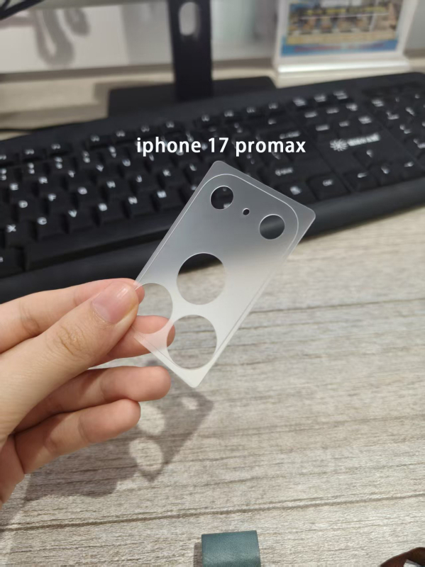 iPhone 17 Pro Max objektīva aizsargfilma — 9H cietība, matēts objektīva filmas, HD skaidrība, izturība pret pirkstu nospiedumiem, izturība pret kritieniem