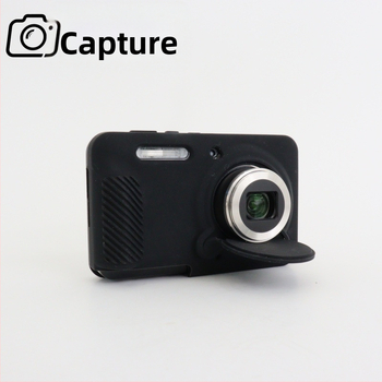 Kodak FZ55 silikoninis apsauginis dėklas kamerai — klučio stiliaus rankinė su dangteliu, atsparus įbrėžimams ir kritimams