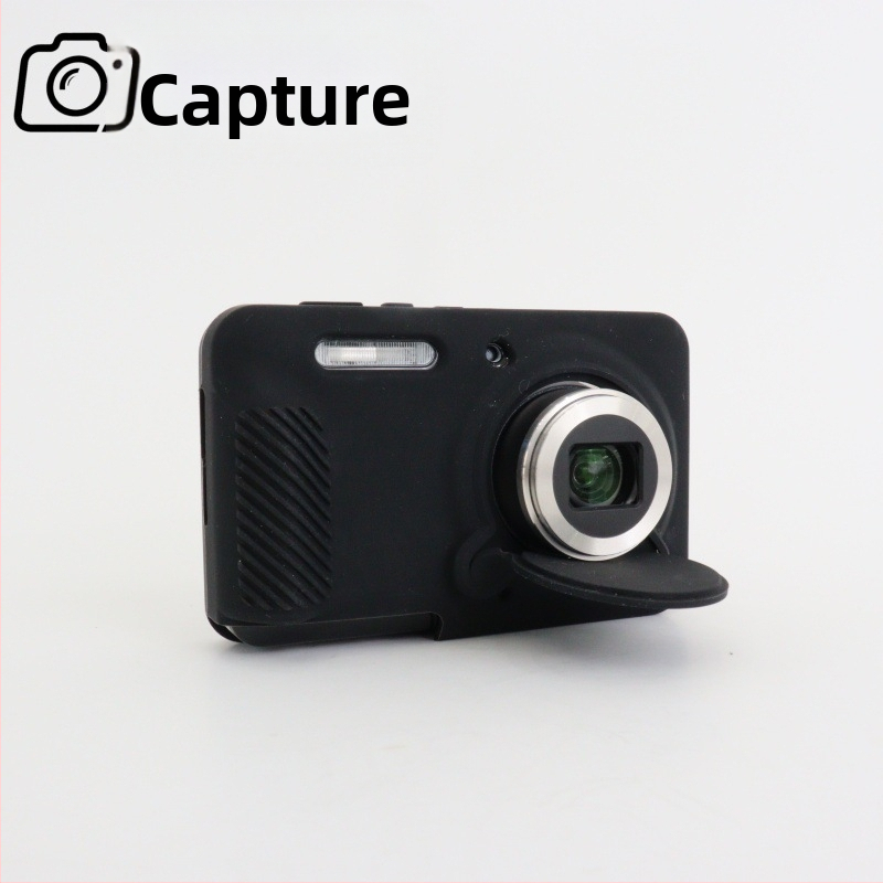 Kodak FZ55 silikona aizsargkaste kamerai — klučve stilā soma ar vāciņu, skrāpējumu un kritienu izturība