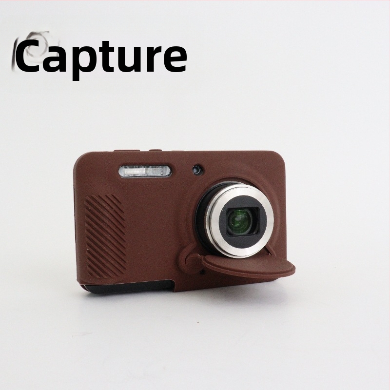 Kodak FZ55 silikona aizsargkaste kamerai — klučve stilā soma ar vāciņu, skrāpējumu un kritienu izturība