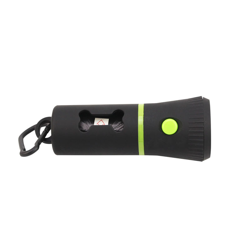 Dispenzer vrećica za izmet kućnih ljubimaca, u obliku kosti, ABS materijal, prijenosan, s LED svjetlom