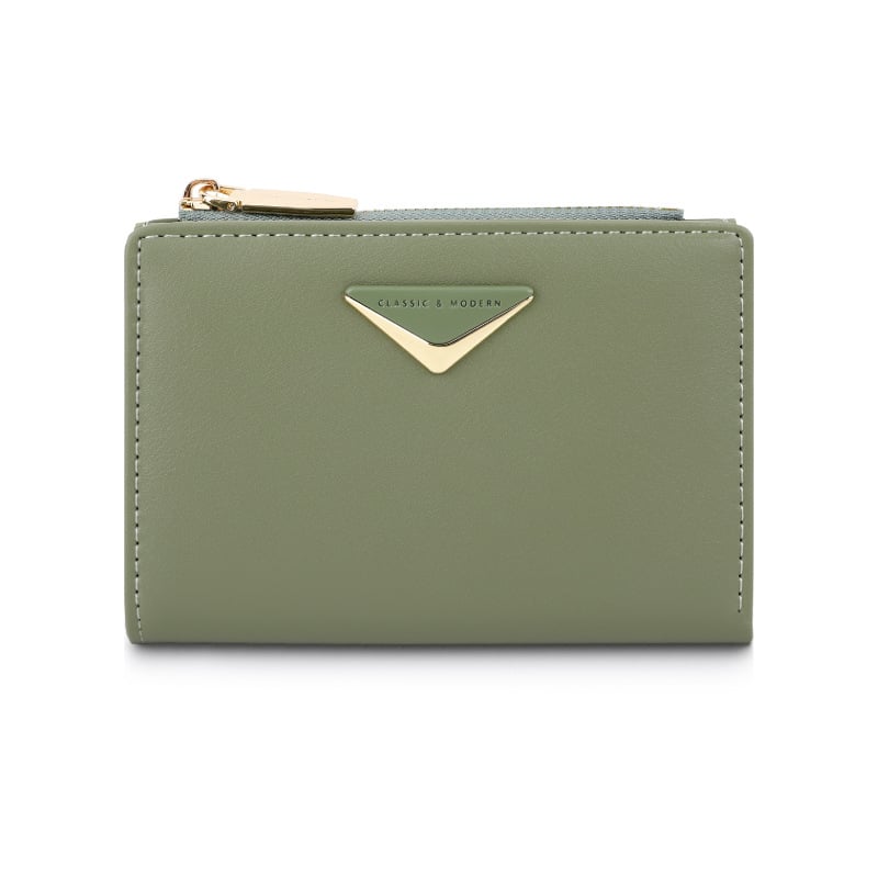 Портфейл PU за карти в стил градска простота, ултралек, подплата полиестер, Есен 2024