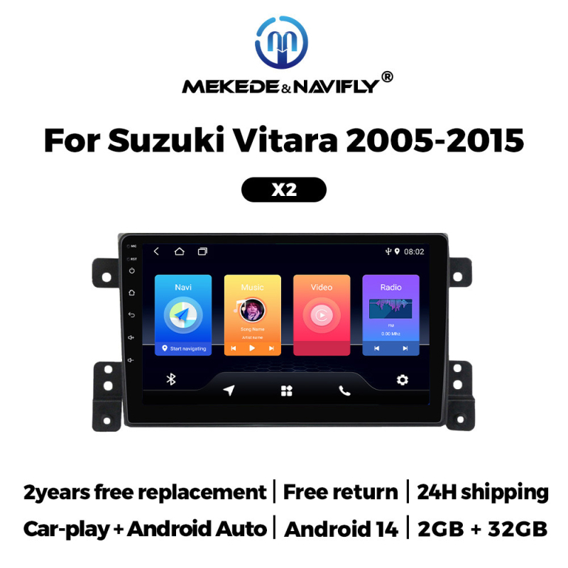 Android automobil GPS navigacija MP5 Bluetooth sve-u-jednom za Suzuki Vitara (2005–2015)