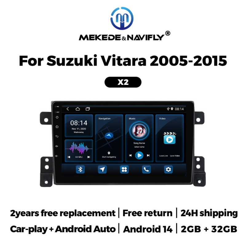 Android automobil GPS navigacija MP5 Bluetooth sve-u-jednom za Suzuki Vitara (2005–2015)