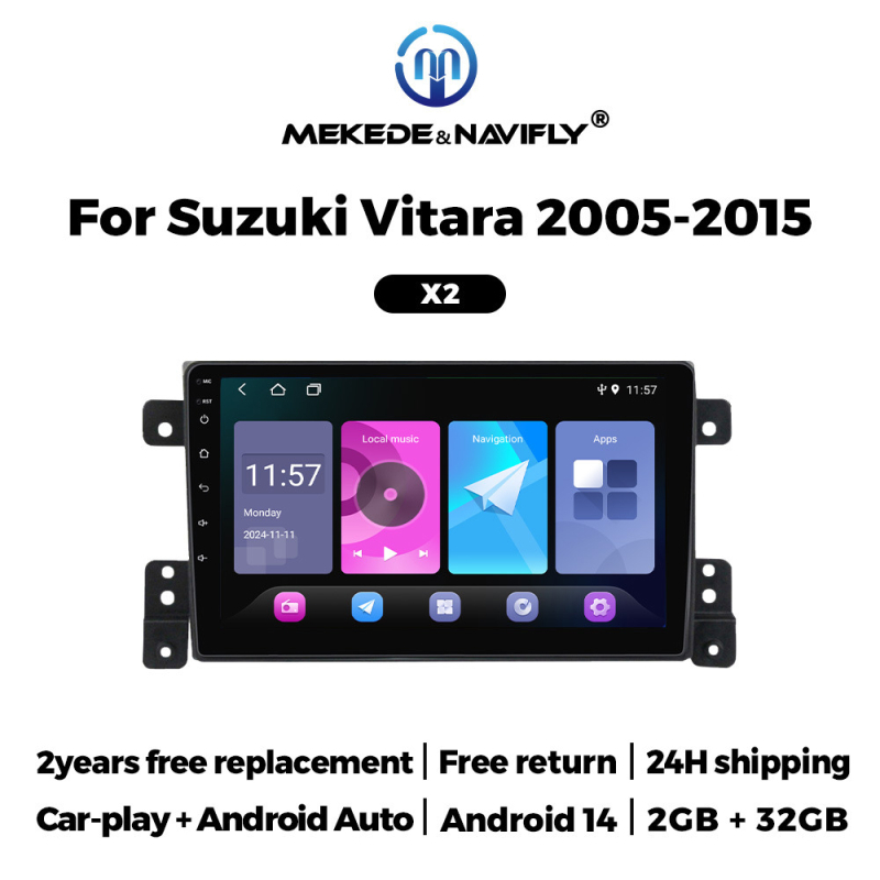 Android automobil GPS navigacija MP5 Bluetooth sve-u-jednom za Suzuki Vitara (2005–2015)