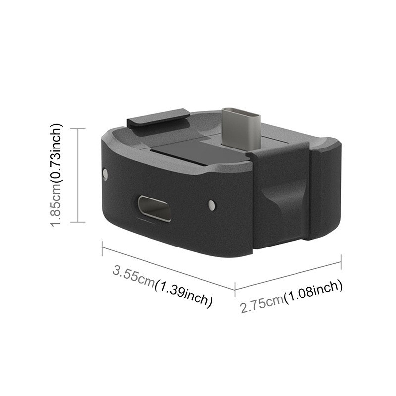 Bază de încărcare pentru DJI Osmo Pocket 3 – interfață dublă, aliaj de aluminiu, model PU897, Puluz Fat Cow