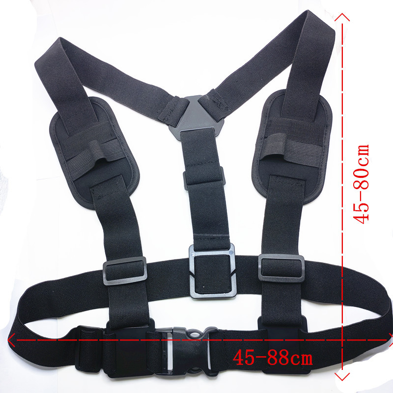 Curea de umăr pentru cameră corporală a forțelor de ordine, poliester, logo imprimat, suport pentru distribuție într-o singură piesă