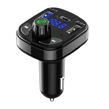 F17 Auto Bluetooth MP3 player s FM odašiljačem, dvostruki USB PD auto punjač, 12-24V