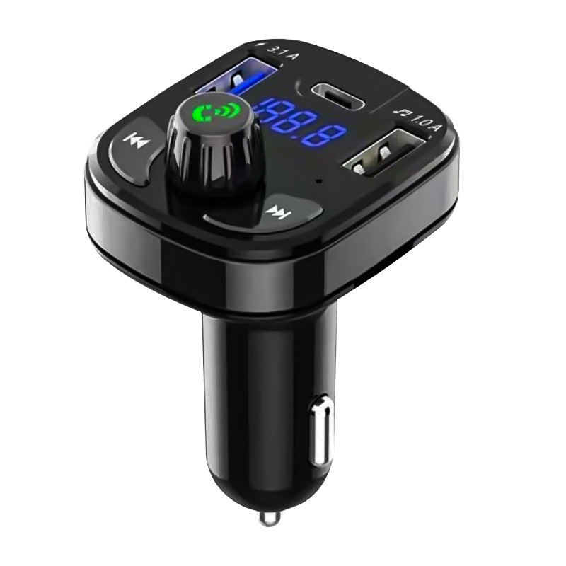 F17 Auto Bluetooth MP3 player s FM odašiljačem, dvostruki USB PD auto punjač, 12-24V