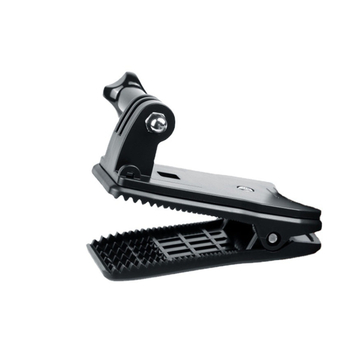 Clip pentru rucsac pentru camere de acțiune, reglaj 360°, conector AEE, construcție ABS+PC, șuruburi incluse, compatibil universal