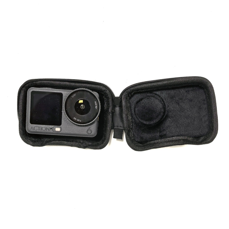 Torba za spremnik glavne jedinice za DJI Action6/5/4/3 GO Ultra, EVA+nylon, 37 g, tisk loga dostupan, uključuje 1 torbu