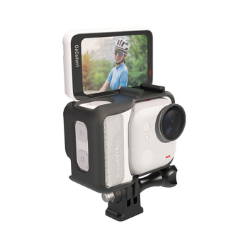 Προστατευτικό πλαίσιο από πλαστικό για Insta360 GO Ultra με προσαρμογέα γρήγορης απελευθέρωσης (Υλικό: Πλαστικό; Συμβατό μοντέλο: Insta360 GO Ultra; Προστασία από πτώσεις)