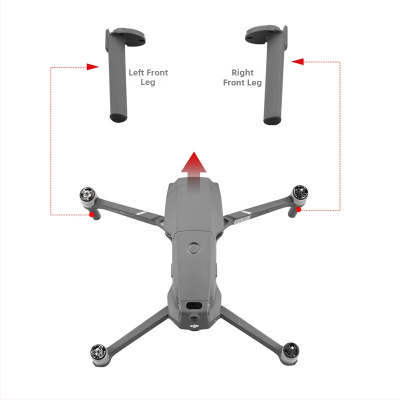 Brdrc Kryt predného ramena trojnožky pre Mavic 2 Pro/Zoom, Plast, Kód produktu Ewb8080_1, Balenie: 1 predná noha