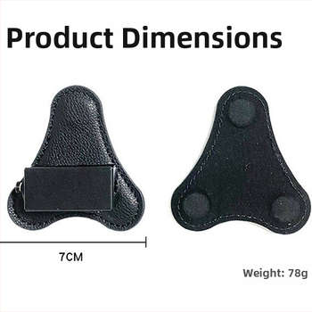 Príslušenstvo na nosenie na hrudi pre záznamník – OEM 6653, Koža a železný plech, Tlačené logo, PE balenie