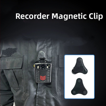 Príslušenstvo na nosenie na hrudi pre záznamník – OEM 6653, Koža a železný plech, Tlačené logo, PE balenie