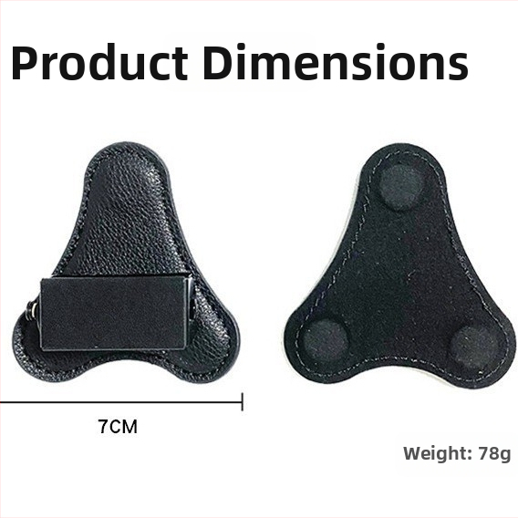 Príslušenstvo na nosenie na hrudi pre záznamník – OEM 6653, Koža a železný plech, Tlačené logo, PE balenie