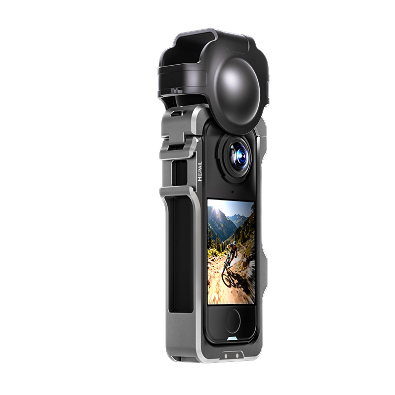 Hepail hliníková zliatina kovová klietka pre Insta360 X4 Air – rozšírený ochranný rám