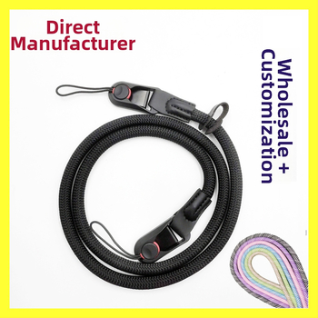 Nailono virvės kameros pečių juosta, reguliuojamo ilgio, su dviem sagtelėmis, greito atpalaidavimo sagtimi, model TD6243, Toda